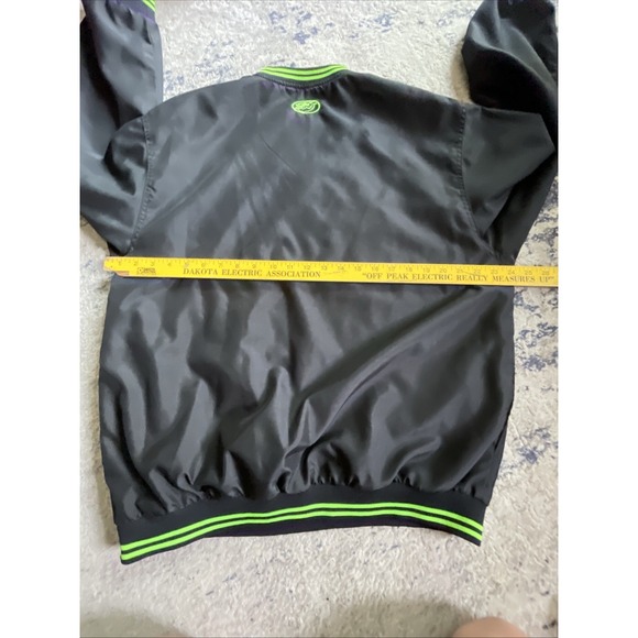 ArcticWear by Arctic Cat Cat's Pride Black Neon Green Pullover Jacket Men's M - Picture 10 of 12